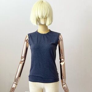 Brunello Cucinelli Charcoal Muscle Tee